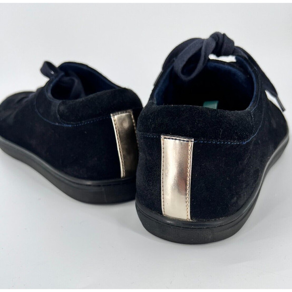 Kenneth Cole Kam Blue Suede Leather Lace Up Sneakers Shoe Round Toe Men's 10 - Picture 5 of 8